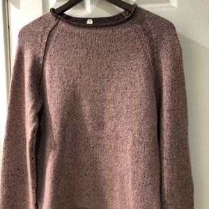 Margaret O’Leary cashmere sweater pink/brown small